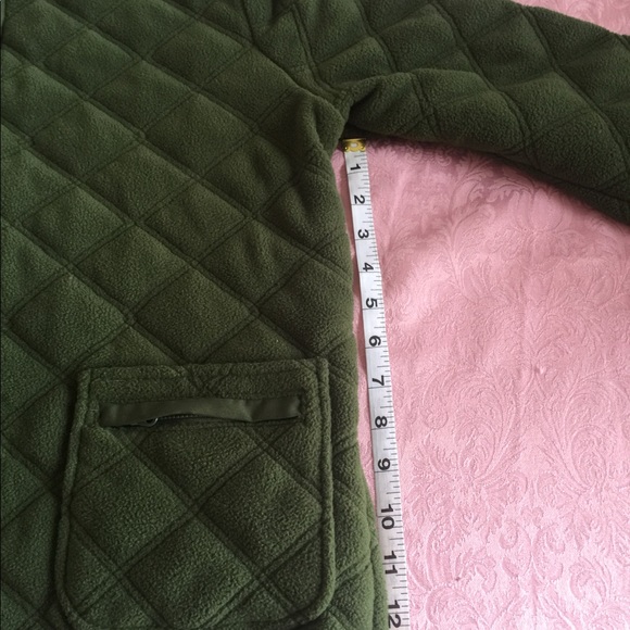 Charter Club Quilted Fleece Jacket-Medium - Picture 11 of 12